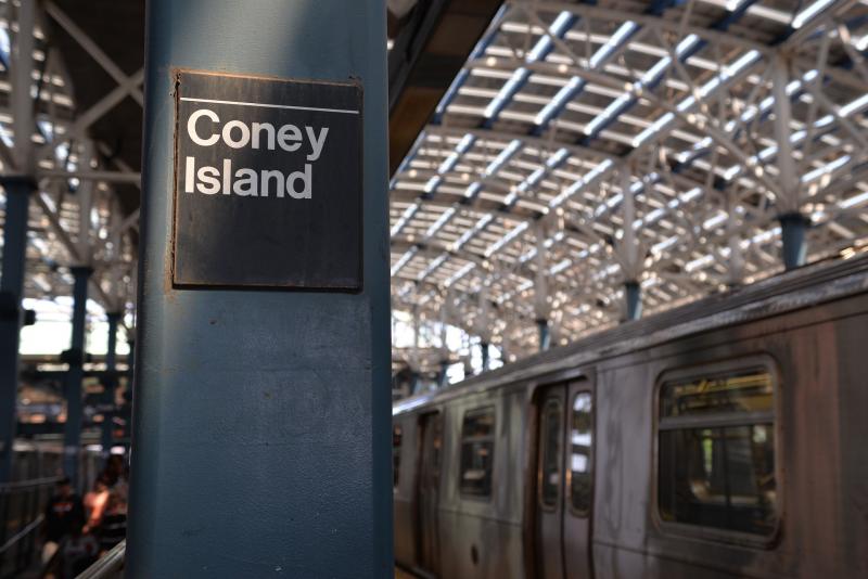 coney island subway platform