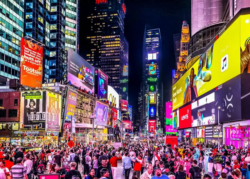 times square night