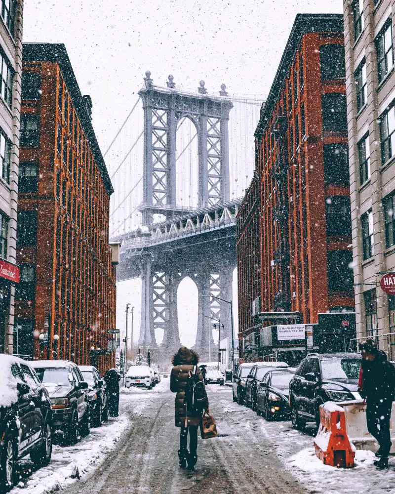 dunbo winter manhattan bridge