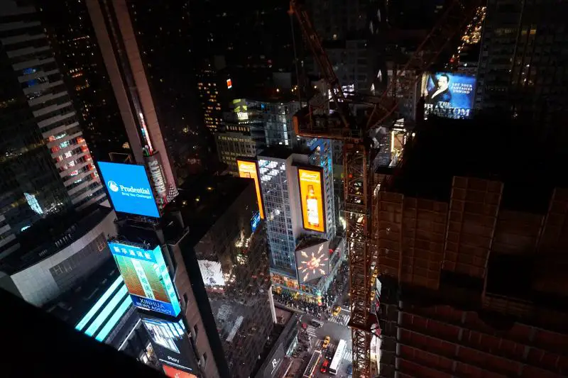 times square hotel view