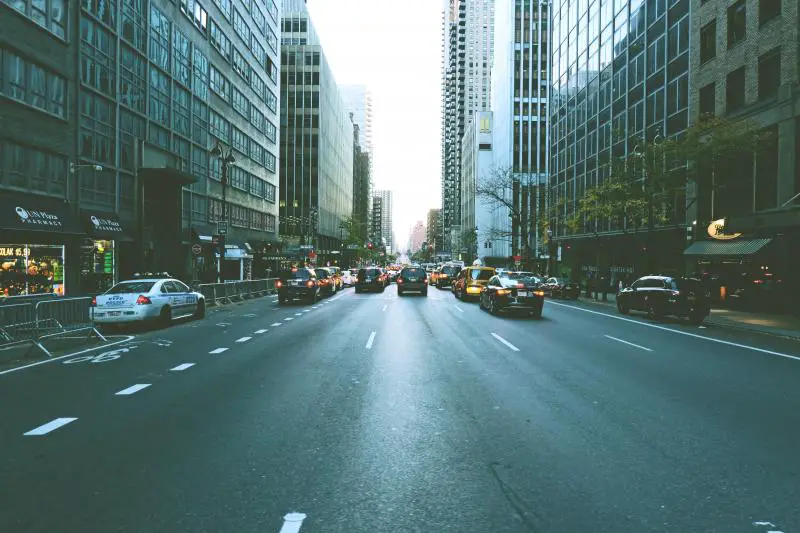 driving midtown manhattan