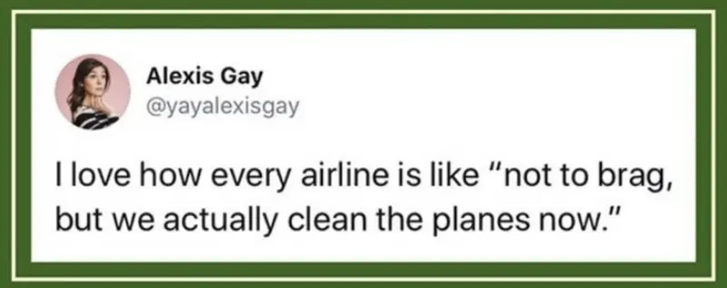 airline tweet funny