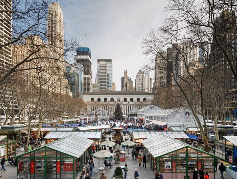 bryant park winter village