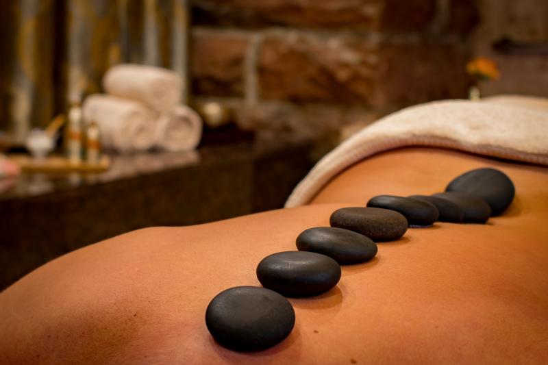 hot stone relaxation