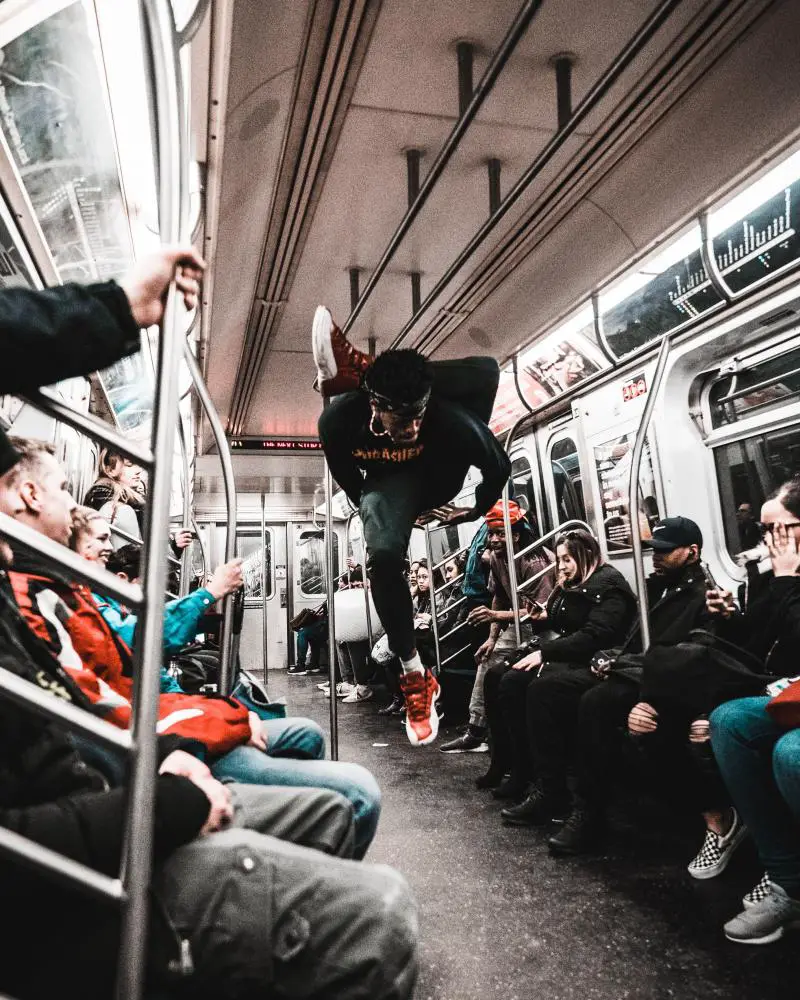 subway entertaining nyc