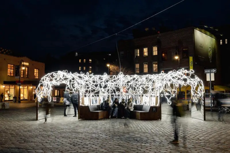 lights on the cobbles