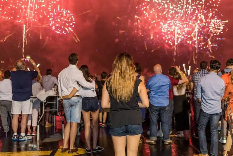 front row fireworks