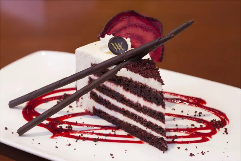 red velvet cake waldorf