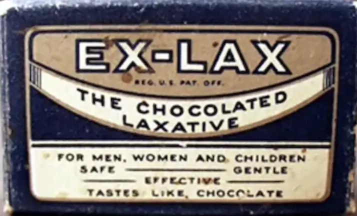 vintage ex-lax package