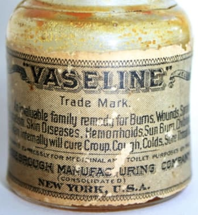 vintage vaseline bottle