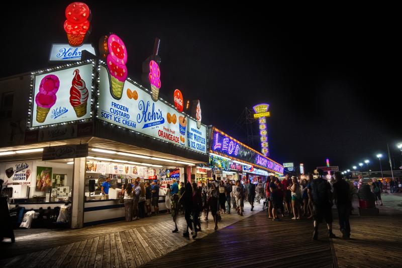 kohrs frozen custard boardwalk