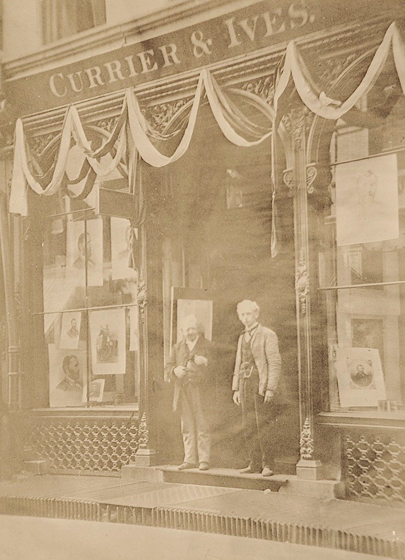 currier and ives lower manhatttan