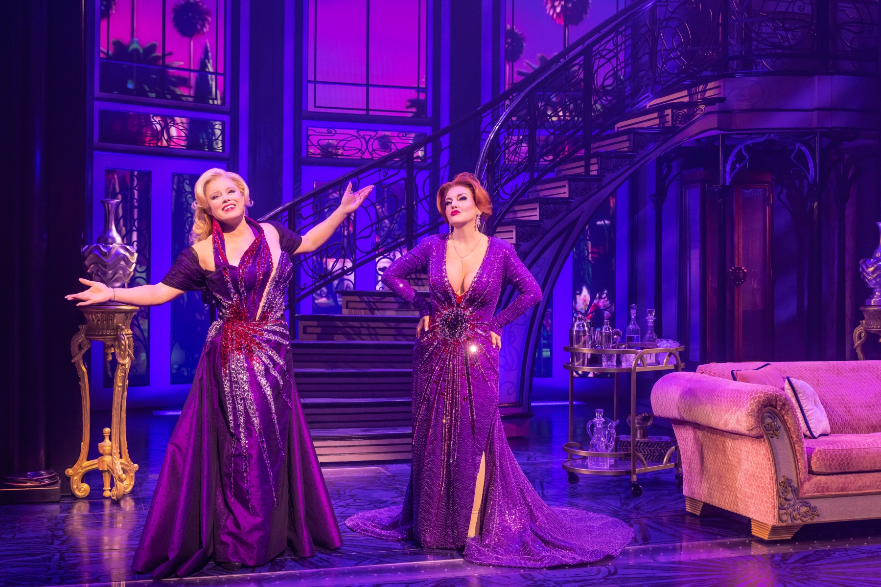 Megan Hilty and Jennifer Simard death becomes her broadway