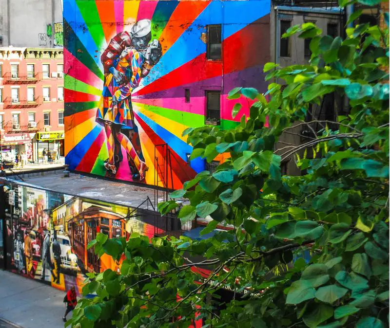 high line mural