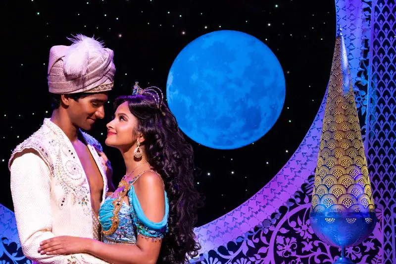 Michael Maliakel (Aladdin) and Shoba Narayan (Jasmine)