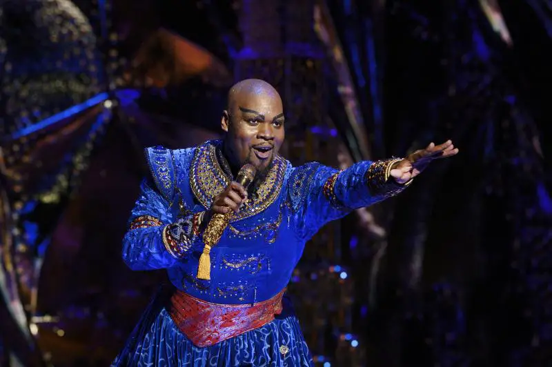 michael james scott genie aladdin broadway