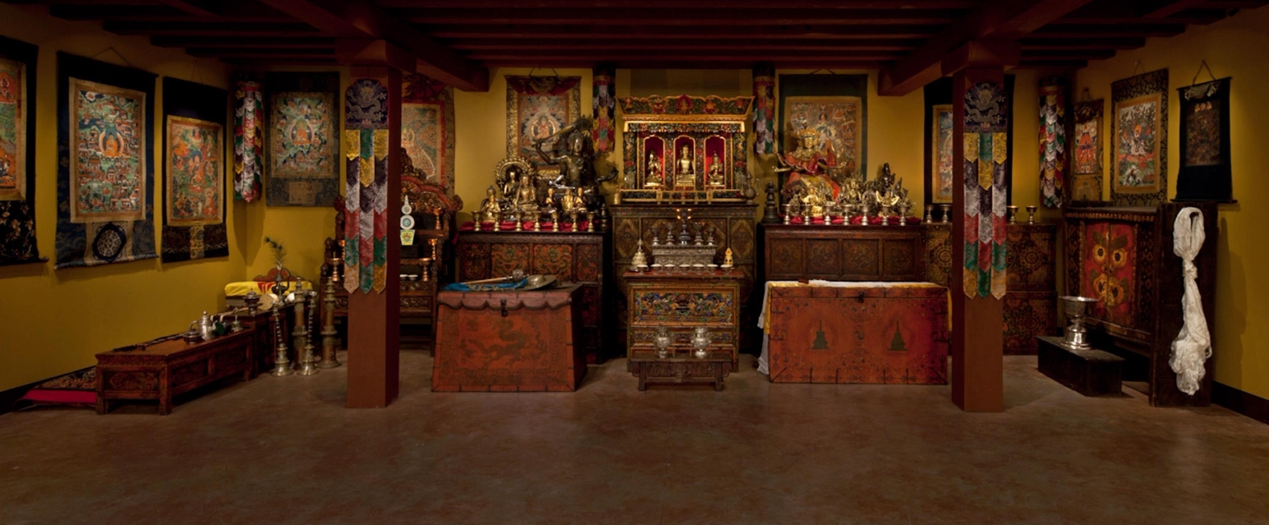 shrine room tibetan rubin museum