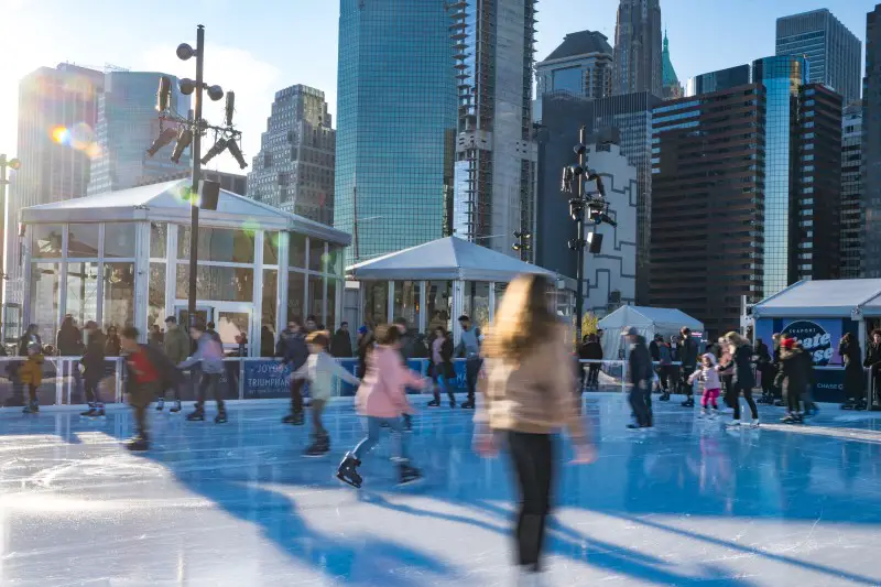 The rink at Pier 17, South Street Seaport