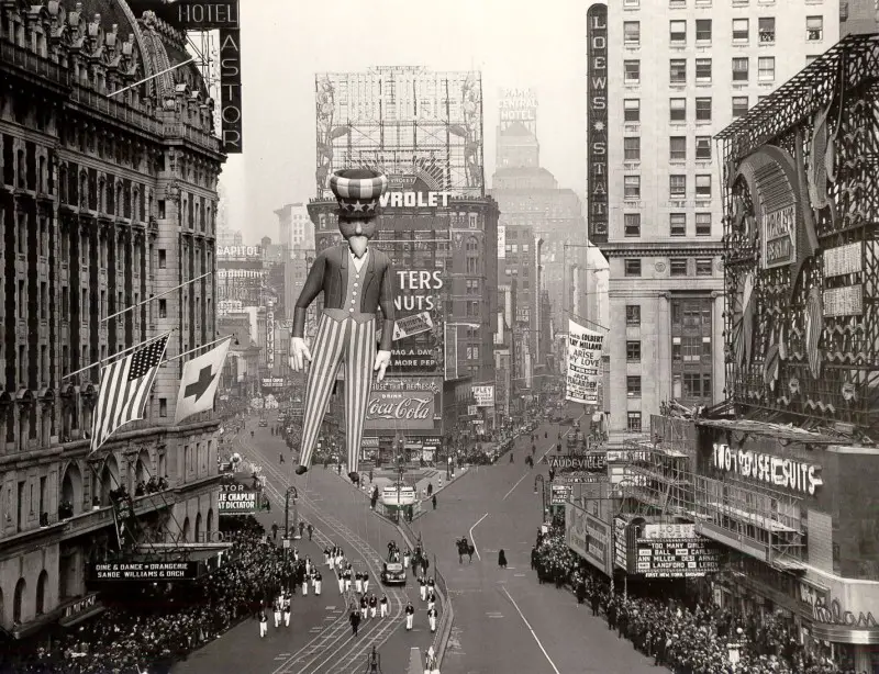 uncle sam 1924 macys parade