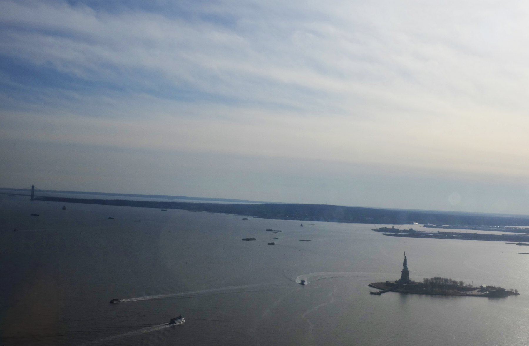 new york harbor by helicopter