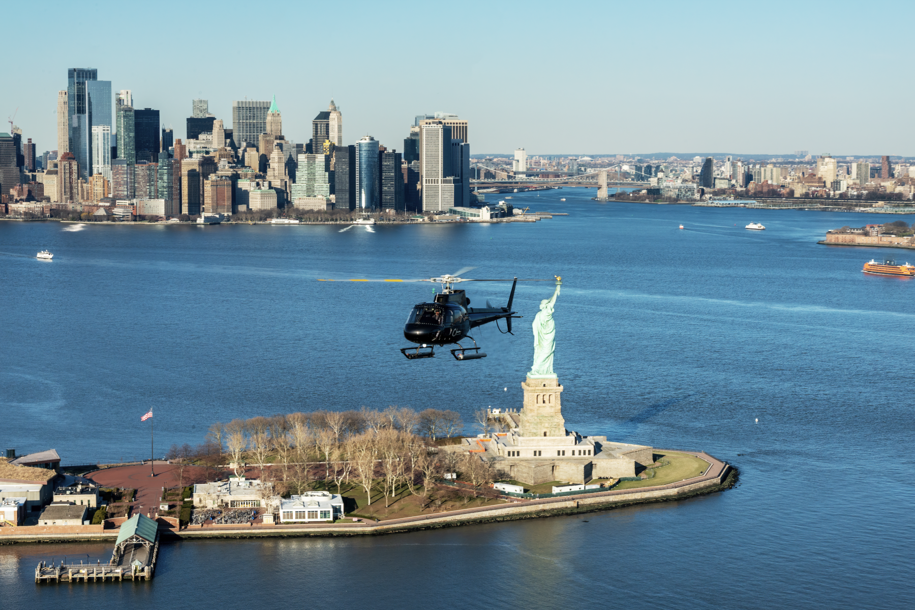 statue of liberty charm aviation