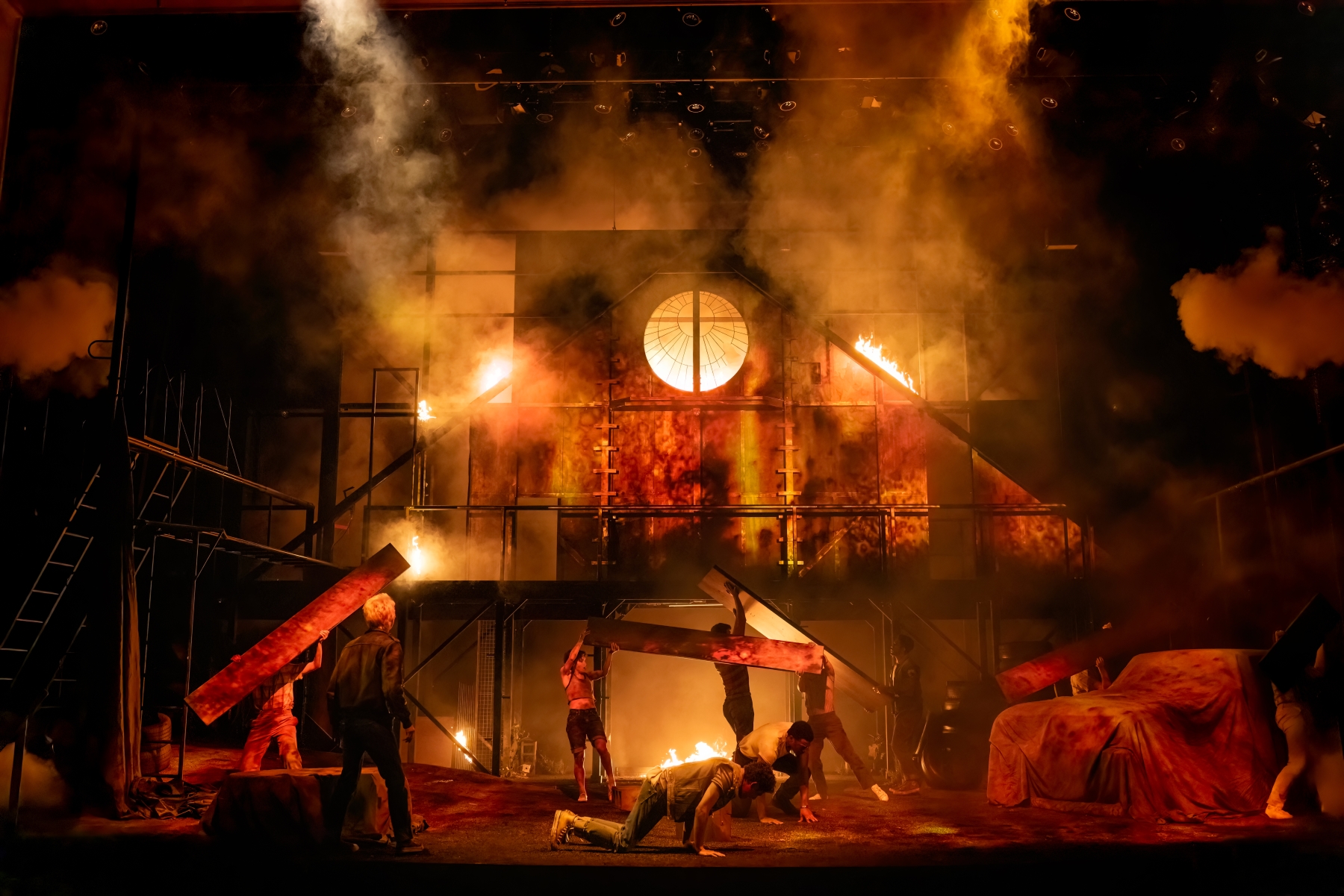the church fire the outsiders broadway