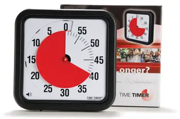 the Time Timer; homework timer