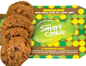 the original smart cookie, chocoloco; cookies made with vegetables