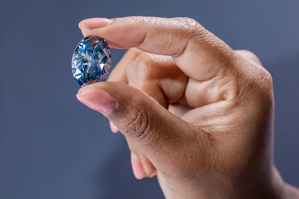 okavango blue diamond at american museum of natural history nyc