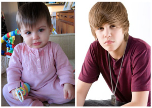 baby with justin bieber