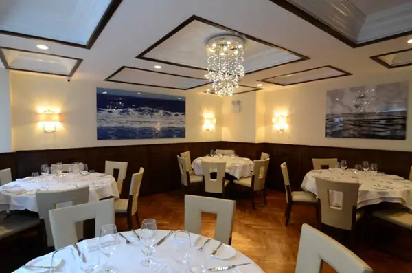 Interior of The Sea Fire Grill.