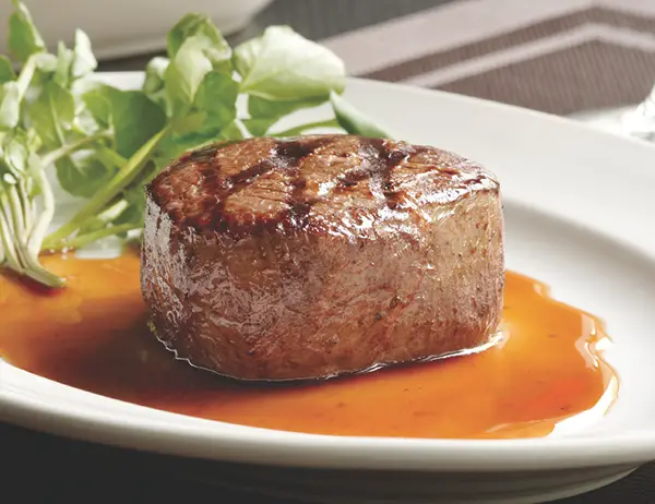 A prepared dish at Morton's The Steakhouse.