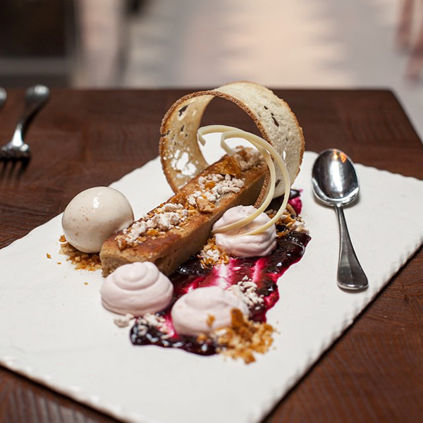 A prepared dish at David Burke fabrick.