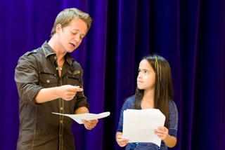 Jason Earles teaches Hannah Montana acting class in nyc