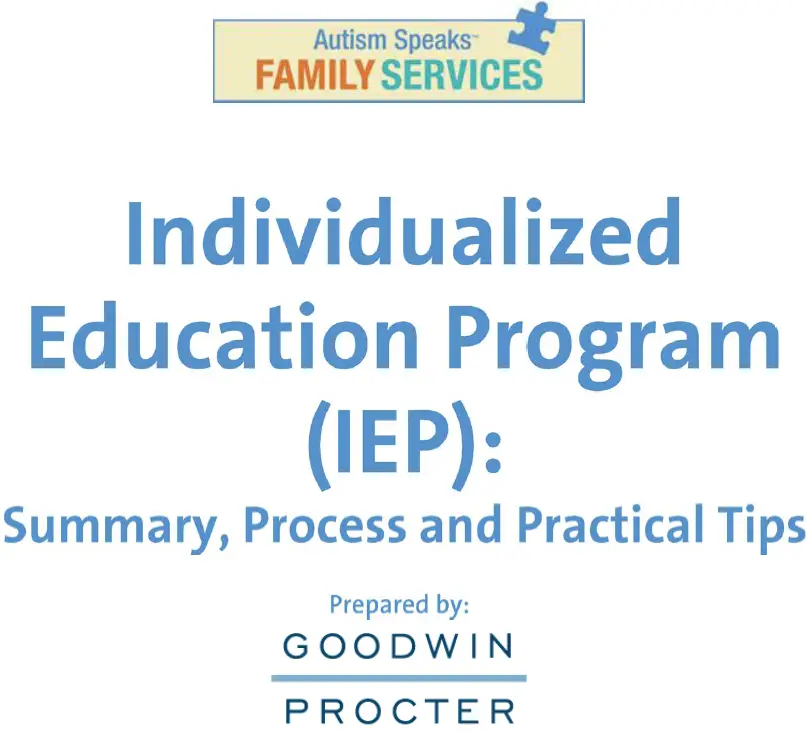 Individualized Education Program Guide for Parents