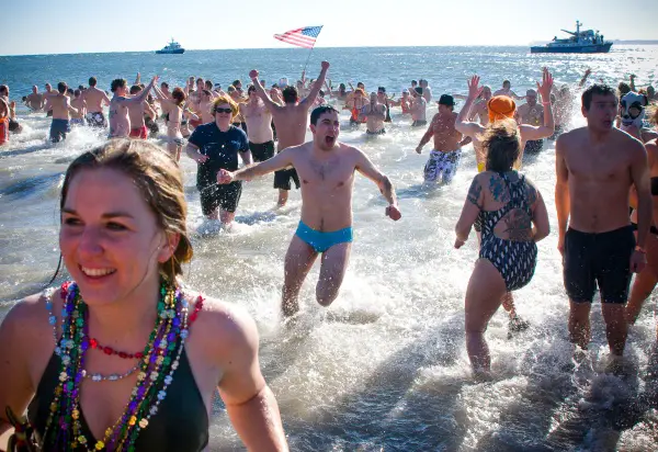 polar bear club coney island new year's day swim