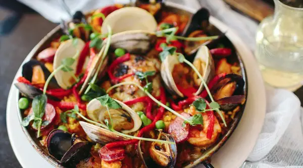 seafood paella tio pepe