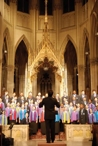 Young Peop's Chorus at St. Patrick's Cathedral