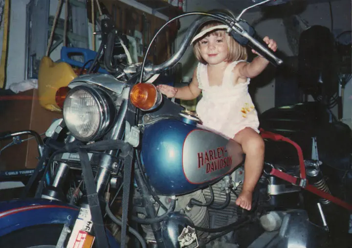 Katelin on Harley