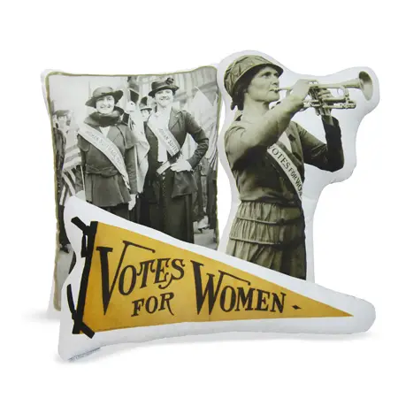 Decorative Women’s Suffrage accent pillows