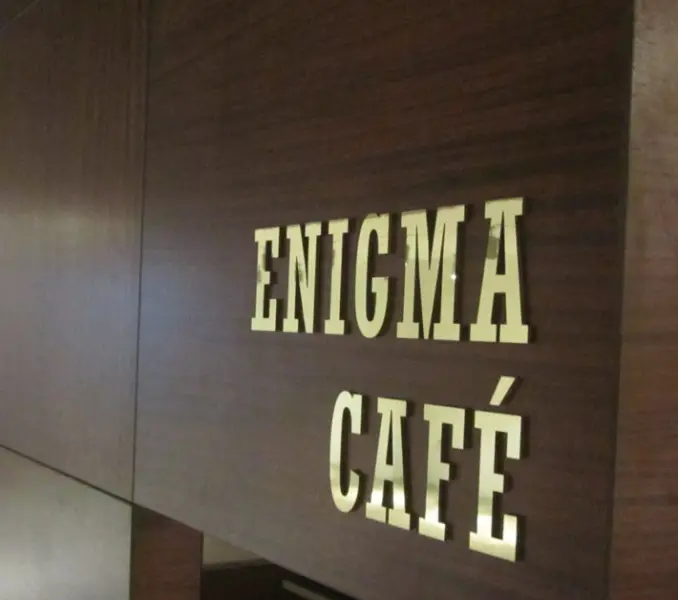 Enigma Cafe at MoMath