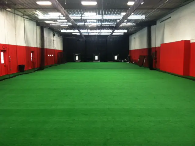 indoor turf at 4D Sports Baseball Academy