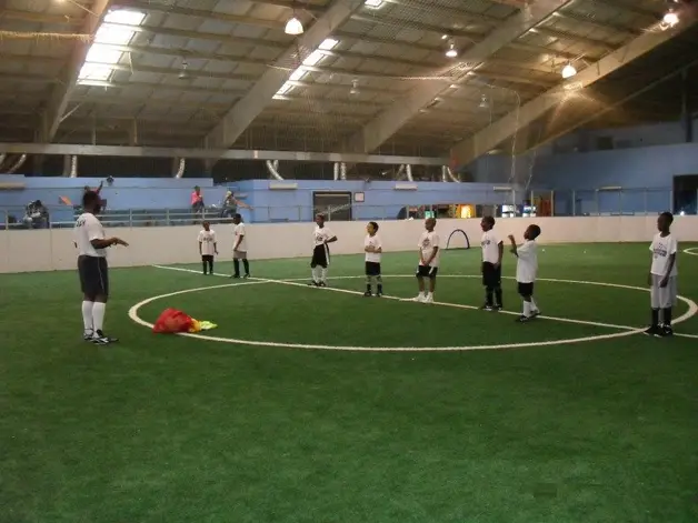 indoor soccer field at pacplex