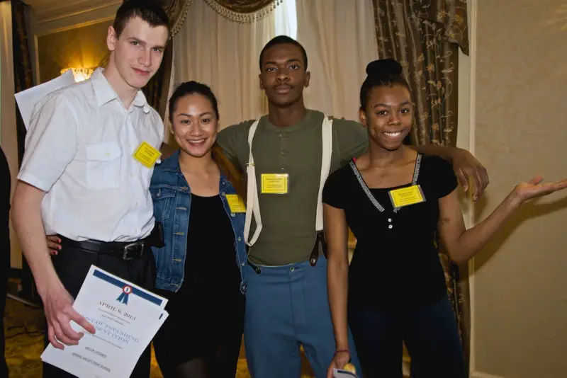 Rockland Honor Students at History Conference