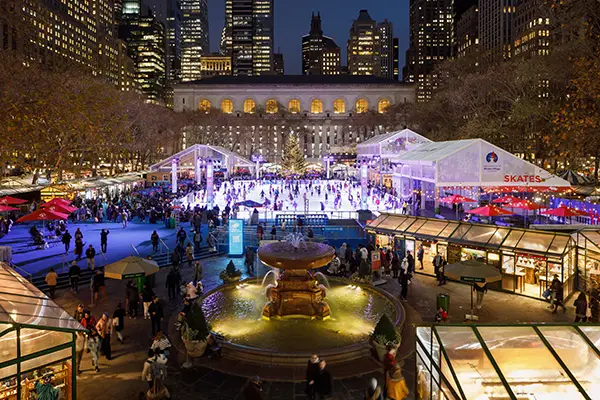 winter village bryant park