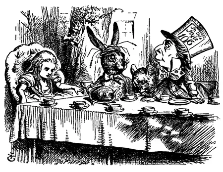 Alice in Wonderland's Mad Hatter