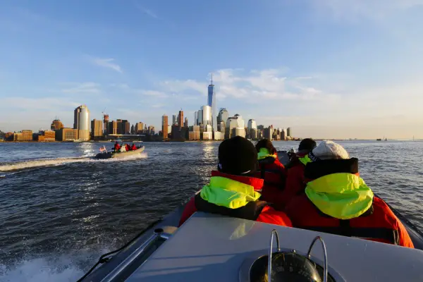 new york media boat new york harbor