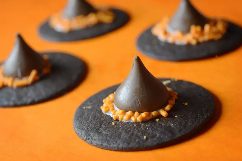 easy witch hat cookies