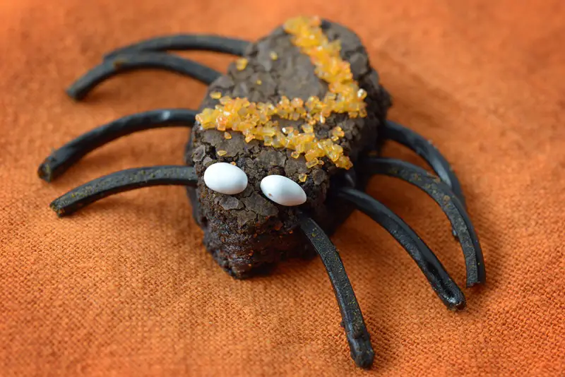halloween chocolate spiders
