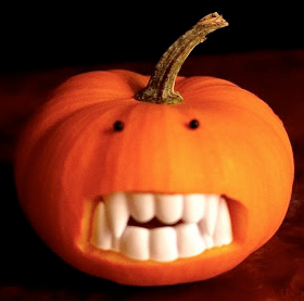 mini vampire pumpkin